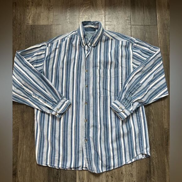 MENS VINTAGE BUTTON DOWN SHIRT SIZE LARGE - Picture 1 of 3